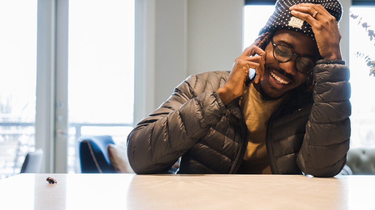 man learning about forgiveness