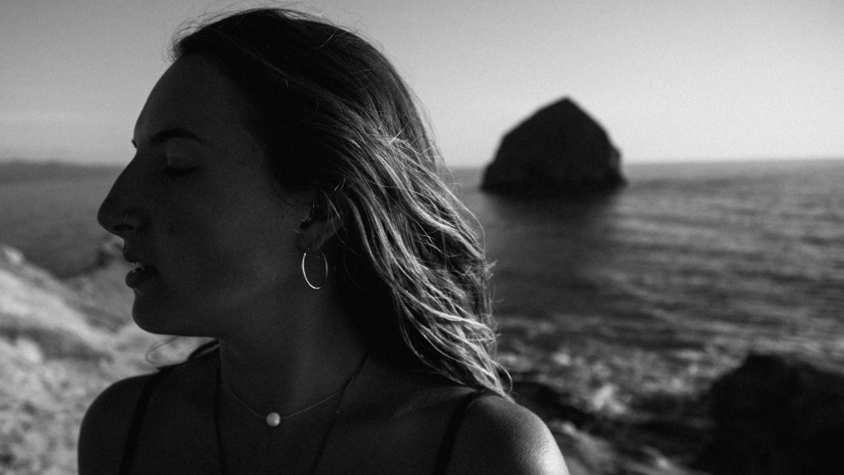 woman filled with magic