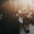 person getting married at their ideal wedding venue