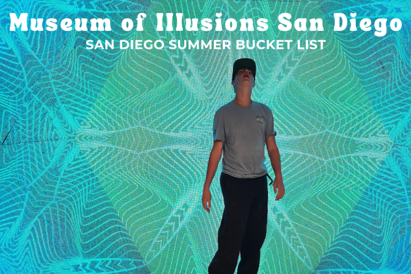 visiting the museum of illusions san diego